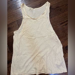 Pale Yellow Tank top